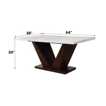 Load image into Gallery viewer, Acme Forbes Dining Table W/Marble Top