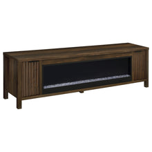 Load image into Gallery viewer, Coaster Carey 79-inch TV Stand Fireplace Media Console Dark Pine