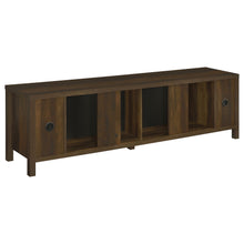 Load image into Gallery viewer, Coaster Carey 79-inch TV Stand Fireplace Media Console Dark Pine