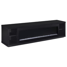 Load image into Gallery viewer, Coaster Deiter 79-inch TV Stand Fireplace Media Console Black