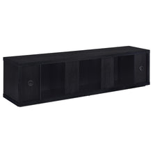 Load image into Gallery viewer, Coaster Deiter 79-inch TV Stand Fireplace Media Console Black