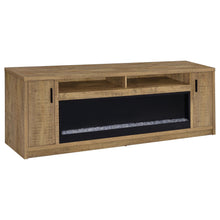 Load image into Gallery viewer, Coaster Eddy 79-inch 2-door TV Stand Fireplace Media Console Mango