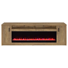 Load image into Gallery viewer, Coaster Eddy 79-inch 2-door TV Stand Fireplace Media Console Mango