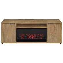 Load image into Gallery viewer, Coaster Fuller 60-inch 2-door TV Stand Fireplace Media Console Mango