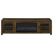 Load image into Gallery viewer, Coaster Havering 71-inch TV Stand Fireplace Media Console Dark Pine