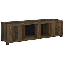 Load image into Gallery viewer, Coaster Havering 71-inch TV Stand Fireplace Media Console Dark Pine