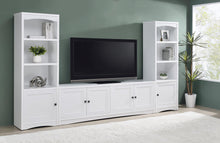 Load image into Gallery viewer, Coaster Laughlin 3-piece Entertainment Center TV Stand White