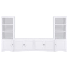 Load image into Gallery viewer, Coaster Laughlin 3-piece Entertainment Center TV Stand White