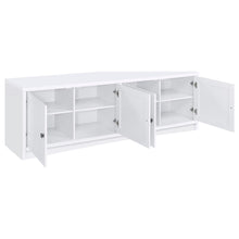Load image into Gallery viewer, Coaster Laughlin 3-piece Entertainment Center TV Stand White