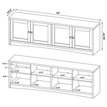 Load image into Gallery viewer, Coaster Laughlin 3-piece Entertainment Center TV Stand White
