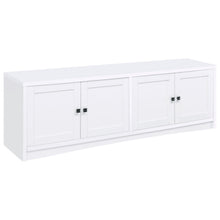 Load image into Gallery viewer, Coaster Laughlin 4-door Engineered Wood 78-inch TV Stand White