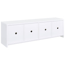 Load image into Gallery viewer, Coaster Laughlin 4-door Engineered Wood 78-inch TV Stand White