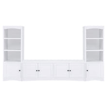 Load image into Gallery viewer, Coaster Laughlin 4-door Engineered Wood 78-inch TV Stand White