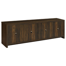 Load image into Gallery viewer, Coaster Laughlin 4-door Engineered Wood 78-inch TV Stand Dark Pine