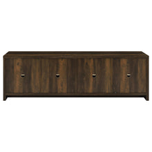 Load image into Gallery viewer, Coaster Laughlin 4-door Engineered Wood 78-inch TV Stand Dark Pine