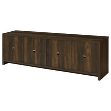 Load image into Gallery viewer, Coaster Laughlin 4-door Engineered Wood 78-inch TV Stand Dark Pine