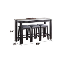 Load image into Gallery viewer, Acme Necalli 4PC Pack Counter Height Table Set