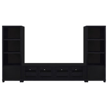 Load image into Gallery viewer, Coaster Sachin 3-piece Entertainment Center 79-inch TV Stand Black