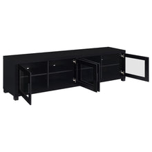 Load image into Gallery viewer, Coaster Sachin 3-piece Entertainment Center 79-inch TV Stand Black