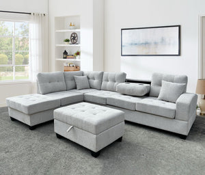 7550 Beige Sectional