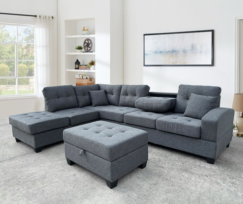 7550 Grey Sectional