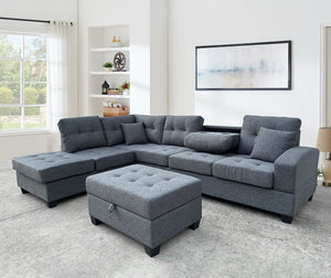 7550 Grey Sectional