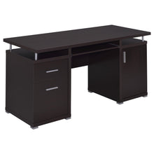 Load image into Gallery viewer, Coaster Tracy 55-inch 2-drawer Office Computer Desk Cappuccino
