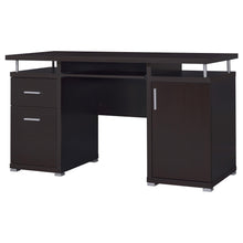 Load image into Gallery viewer, Coaster Tracy 55-inch 2-drawer Office Computer Desk Cappuccino
