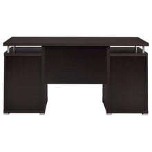 Load image into Gallery viewer, Coaster Tracy 55-inch 2-drawer Office Computer Desk Cappuccino