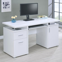 Load image into Gallery viewer, Coaster Tracy 55-inch 2-drawer Office Computer Desk White