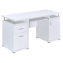 Load image into Gallery viewer, Coaster Tracy 55-inch 2-drawer Office Computer Desk White