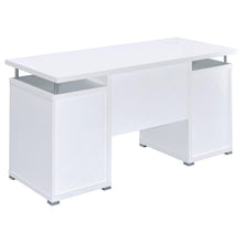 Load image into Gallery viewer, Coaster Tracy 55-inch 2-drawer Office Computer Desk White