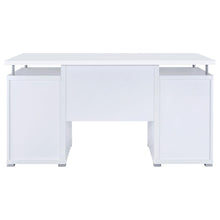 Load image into Gallery viewer, Coaster Tracy 55-inch 2-drawer Office Computer Desk White