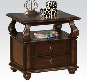 Acme Amado Walnut End Table