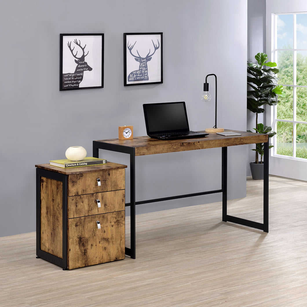 COASTER 2 PC SET (DESK + FILE CABINET)