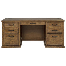 Load image into Gallery viewer, Coaster Altidore 68-inch 7-drawer Executive Home Office Desk Distressed Brown