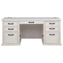 Load image into Gallery viewer, Coaster Altidore 68-inch 7-drawer Executive Home Office Desk Distressed White