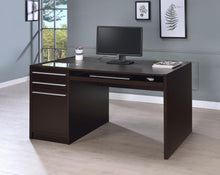 Load image into Gallery viewer, Coaster Halston 60-inch 3-drawer Office Computer Desk Cappuccino