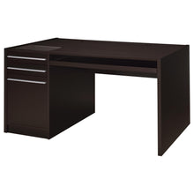 Load image into Gallery viewer, Coaster Halston 60-inch 3-drawer Office Computer Desk Cappuccino