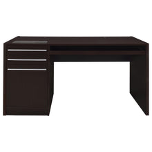 Load image into Gallery viewer, Coaster Halston 60-inch 3-drawer Office Computer Desk Cappuccino