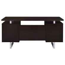 Load image into Gallery viewer, Coaster Lawtey 60-inch 2-drawer Office Computer Desk Cappuccino