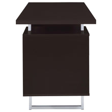 Load image into Gallery viewer, Coaster Lawtey 60-inch 2-drawer Office Computer Desk Cappuccino