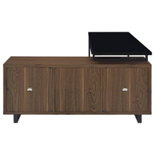 Load image into Gallery viewer, Coaster Maddox 60-inch L-Shape Office Computer Desk Black and Walnut