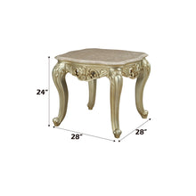 Load image into Gallery viewer, Acme Gorsedd End Table W/Marble Top