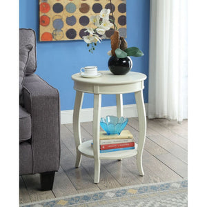Acme Aberta Antique White Accent Table