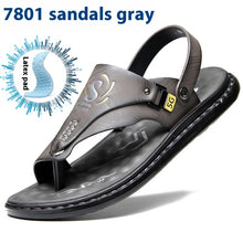 Load image into Gallery viewer, Men&#39;s Fashion Latex Soft Bottom Flip Sandals