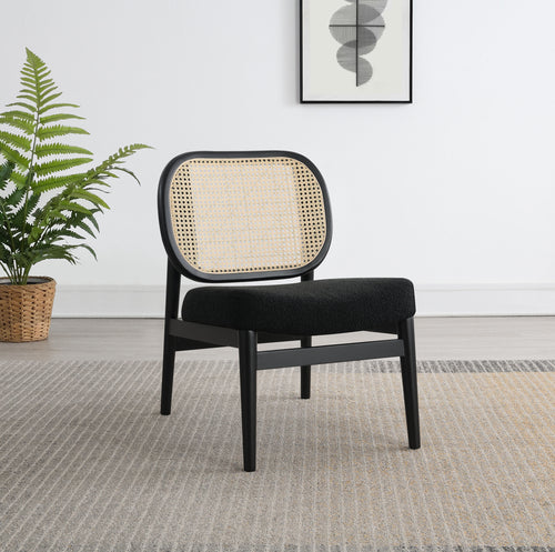 COASTER ACCENT CHAIR (BLACK)