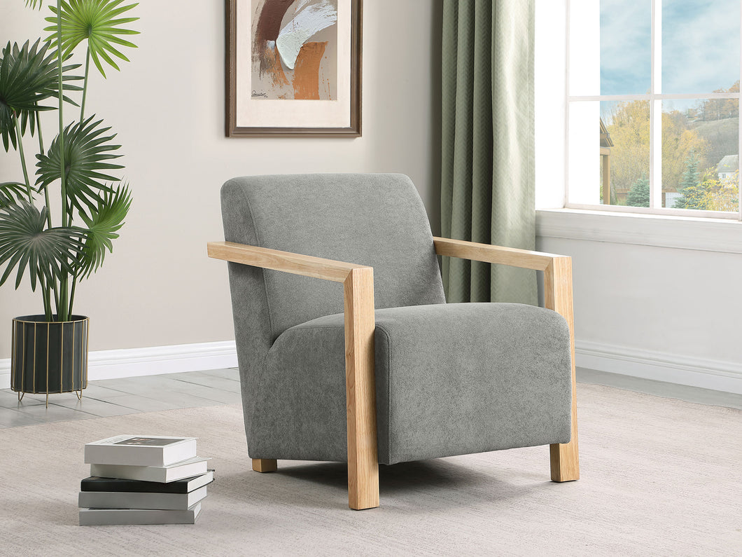 COASTER ACCENT CHAIR (GREY)