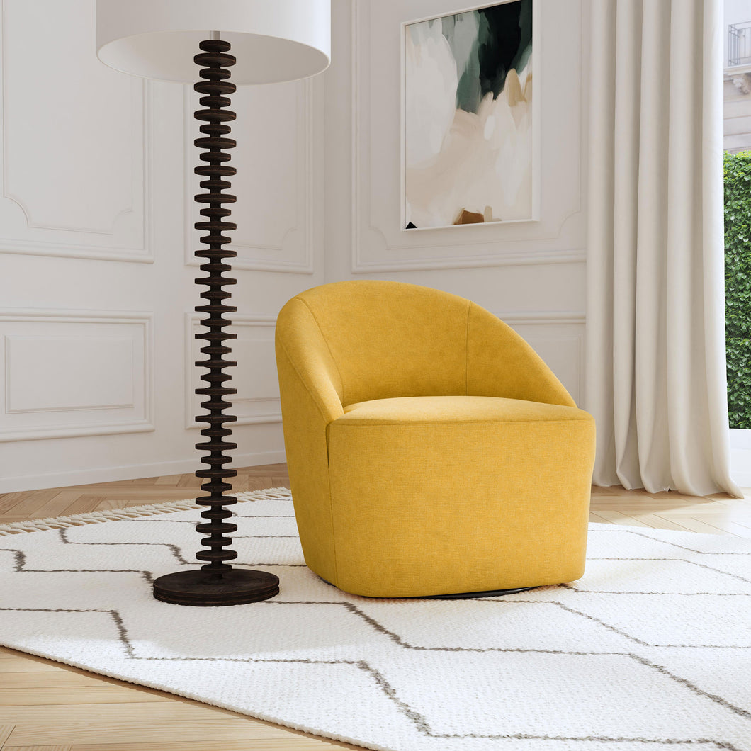 COASTER ACCENT CHAIR (MUSTARD YELLOW)