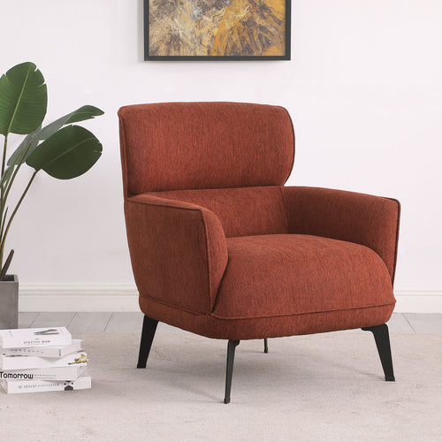 COASTER ACCENT CHAIR (ORANGE)